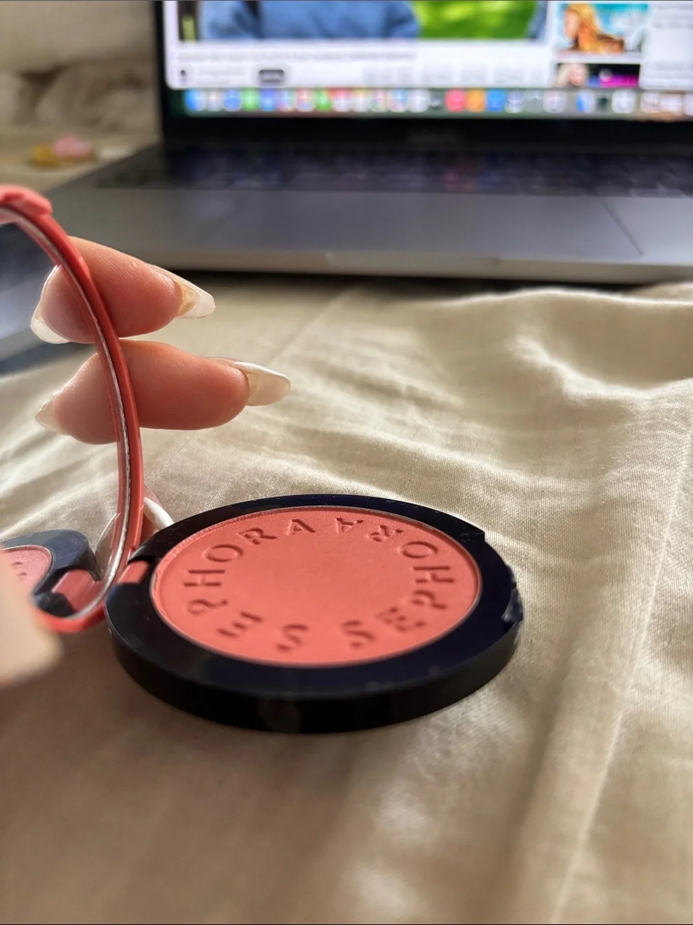 Sephora Shimmer Colorful Blush — 27 charmed